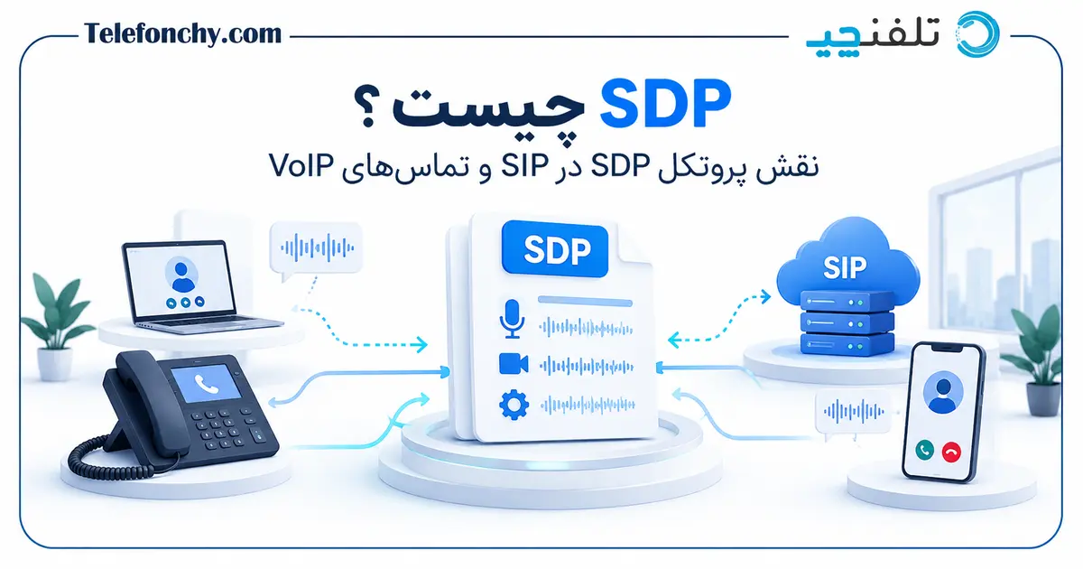 پروتکل SDP چیست؟ کاربرد، ساختار و نقش آن در VoIP و SIP