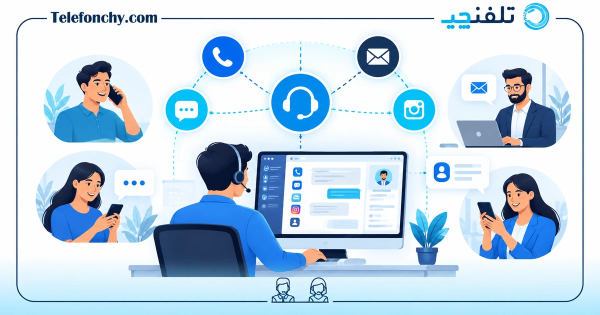 راهاندازی مرکز تماس Omnichannel