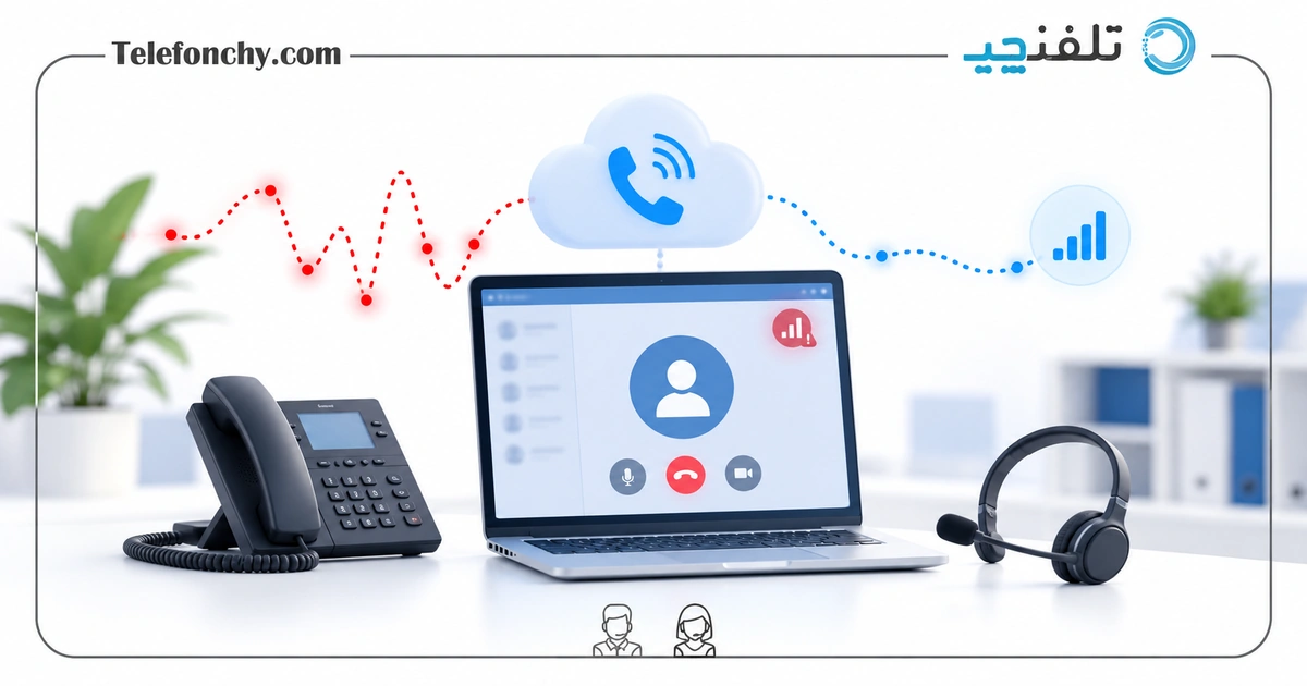 علائم جیتر بالا در تماس‌های VoIP